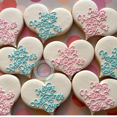 Valentine Hearts (12 cookies)